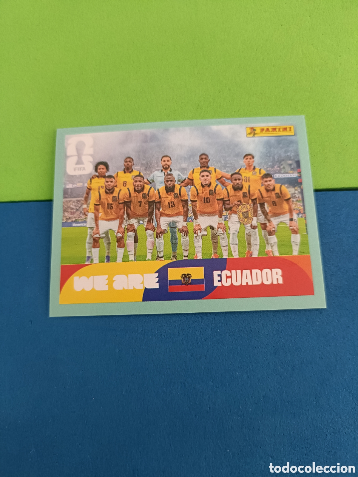 Cromos de f&uacute;tbol: Panini Mundial Fifa World cup 2026 26 sticker - ECU 13 Equipo Ecuador