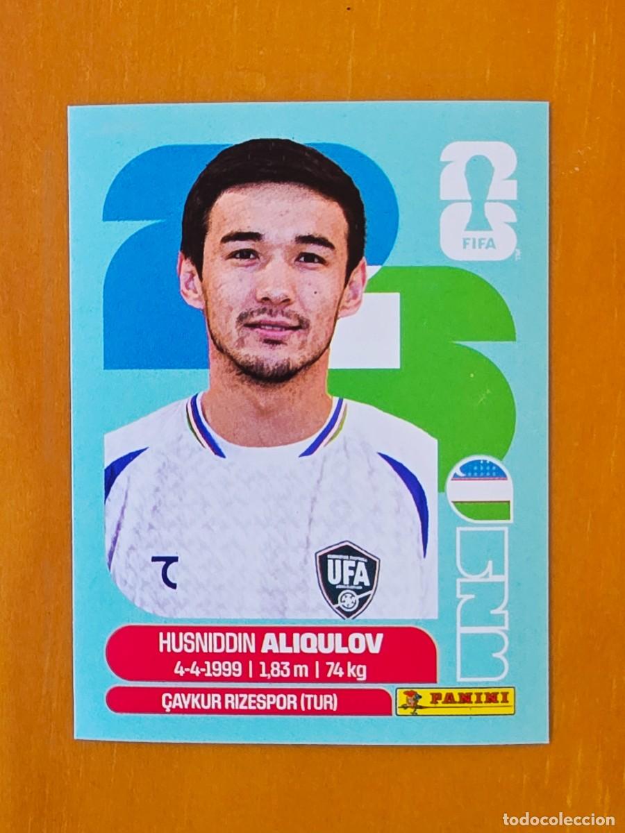 Cromos de f&uacute;tbol: UZB 6 Husniddin Aliqulov, Uzbekist&aacute;n, Panini FIFA World Cup Mundial 2026 Sticker