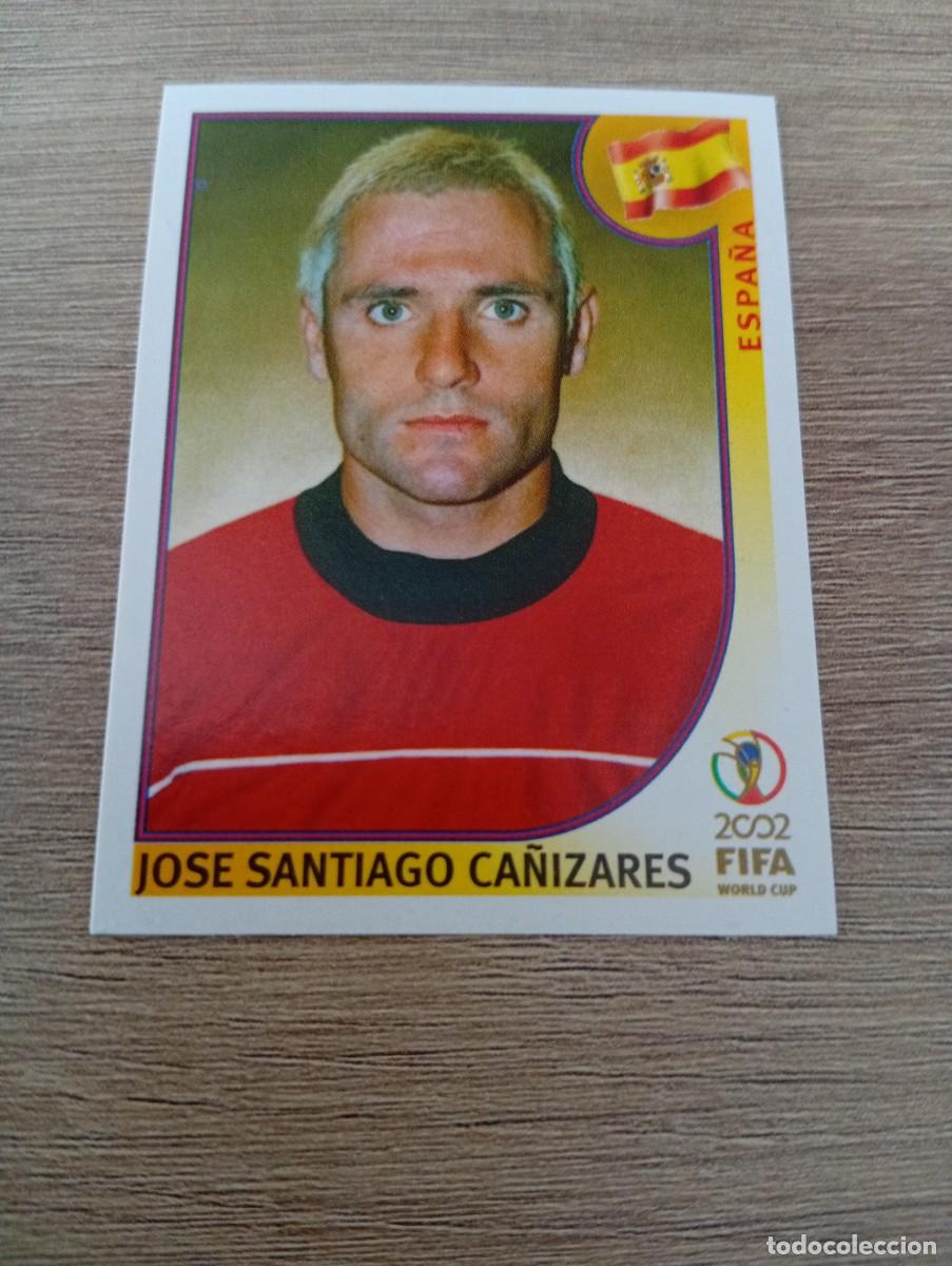 Figurine di Calcio: JOSE SANTIAGO CA&Ntilde;IZARES 99 ESPA&Ntilde;A MUNDIAL KOREA JAPON 2002 02 PANINI NUNCA PEGADO