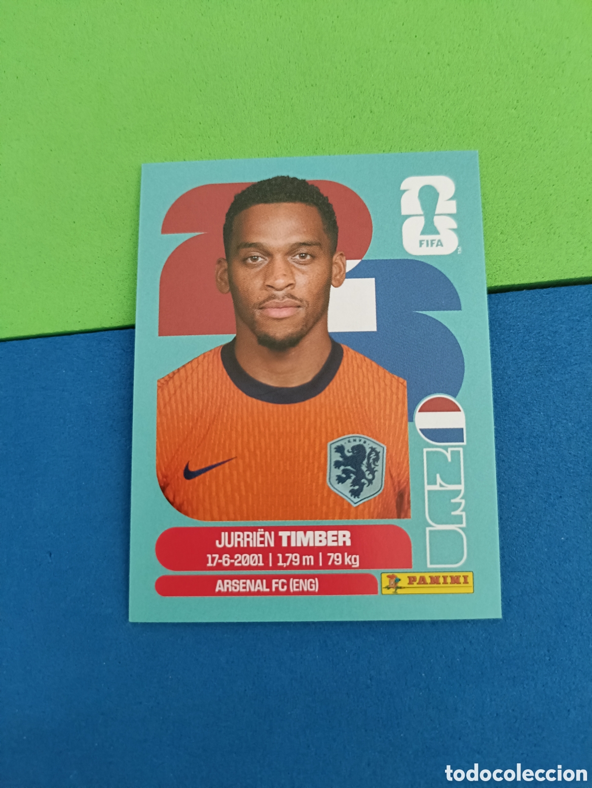 Cromos de f&uacute;tbol: Panini Mundial Fifa World cup 2026 26 sticker - NED 5 Timber