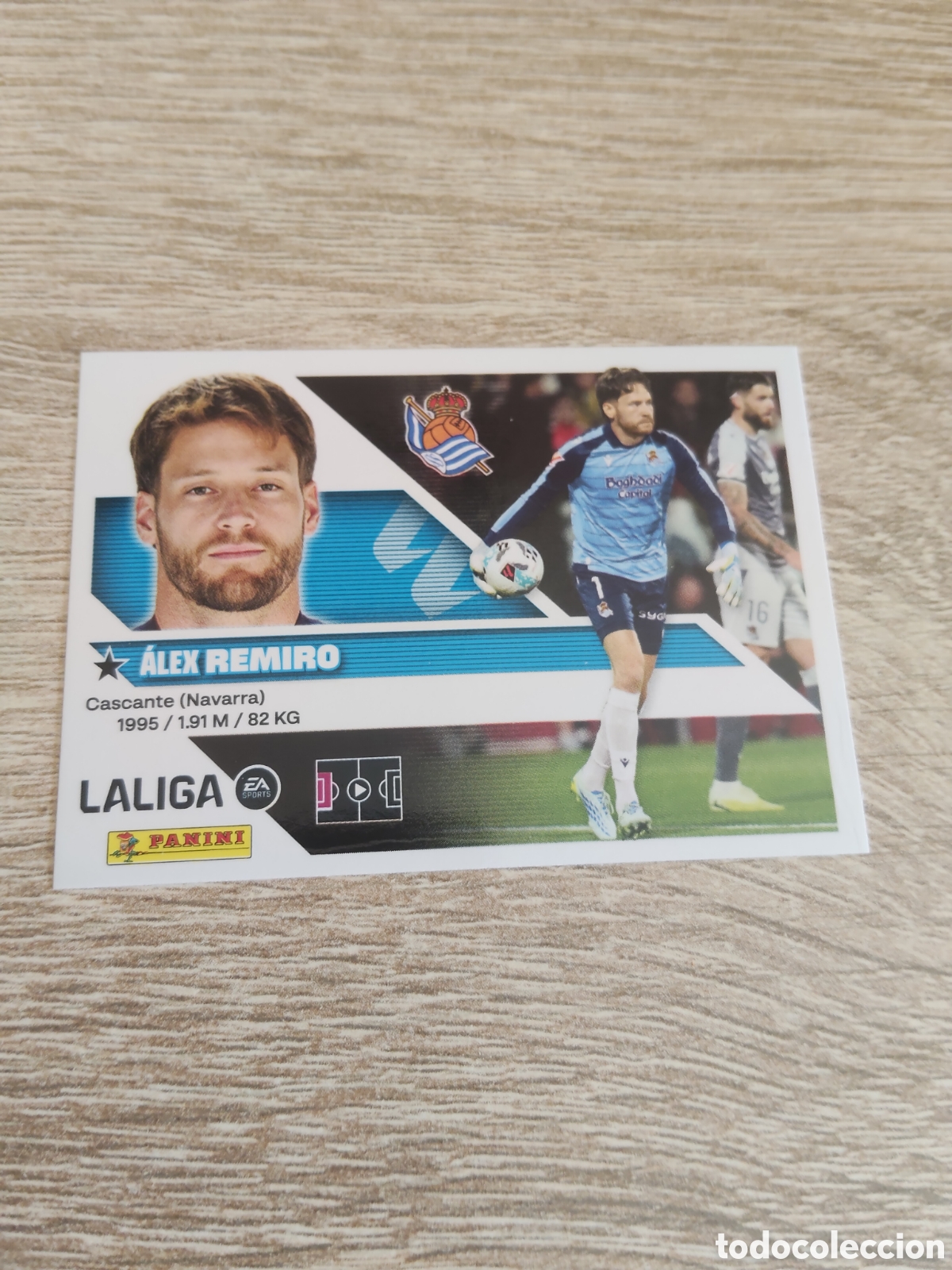 Cromos de f&uacute;tbol: Remiro Real Sociedad liga 2026 2027 26 27 ediciones este