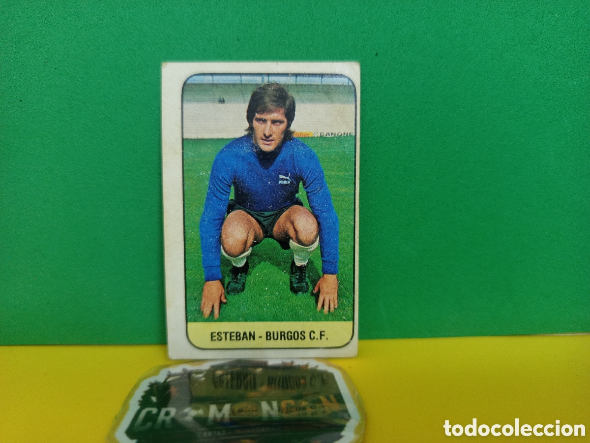 Cromos de f&uacute;tbol: ❇️ CROMO ⚽ ESTEBAN BURGOS LIGA 78 79 1978 1979 EDICIONES ESTE DESPEGADO POR ARRIBA ❇️