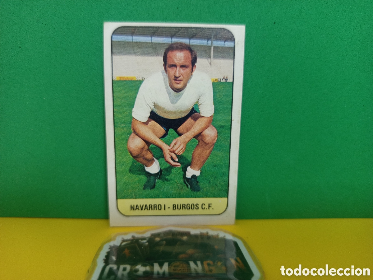 Cromos de f&uacute;tbol: ❇️ CROMO ⚽ NAVARRO I BURGOS LIGA 78 79 1978 1979 EDICIONES ESTE DESPEGADO POR ARRIBA ❇️