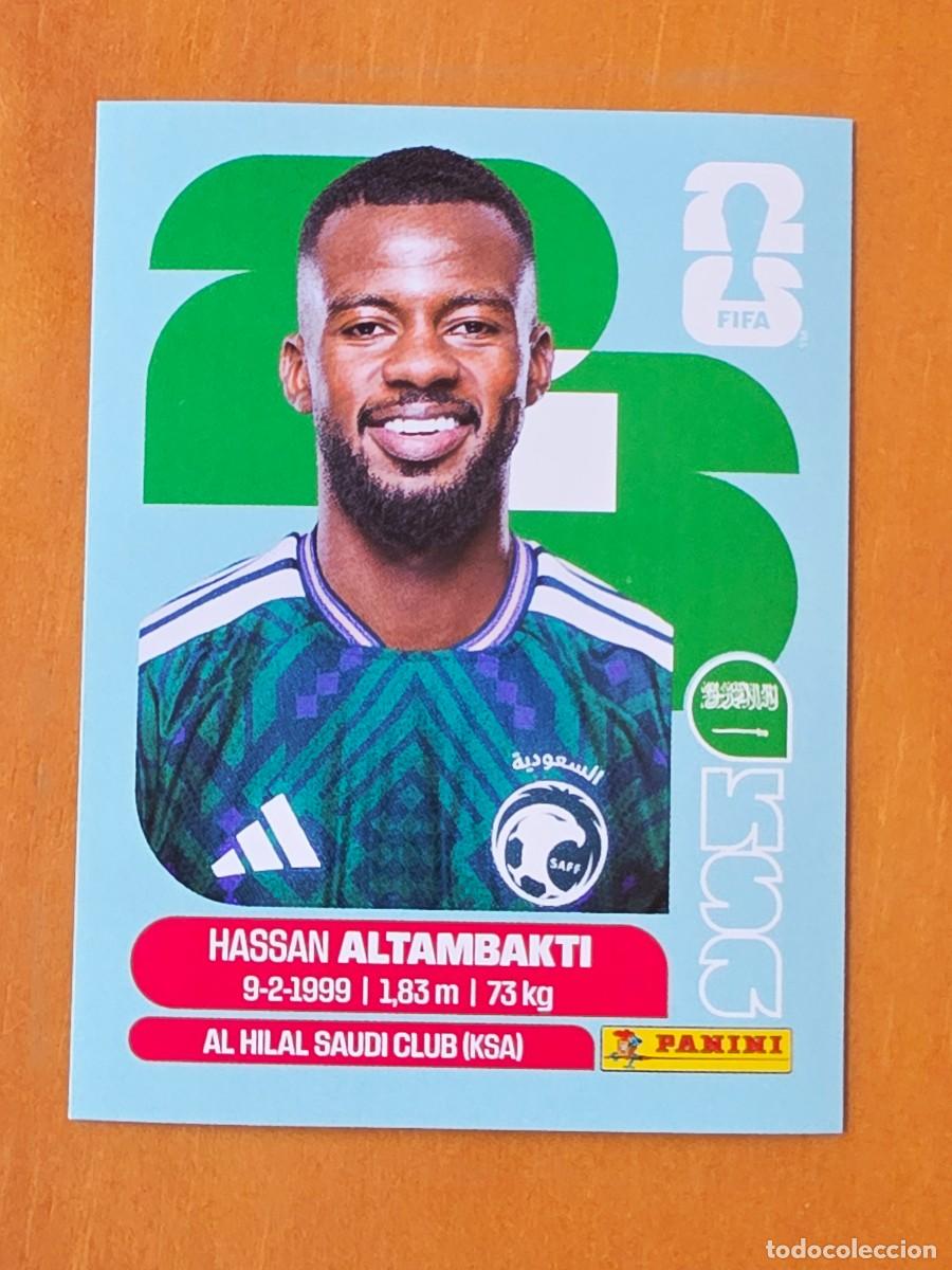 Cromos de f&uacute;tbol: KSA 8 Hassan Altambakti, Arabia Saud&iacute;, Panini FIFA World Cup Mundial 2026 Sticker