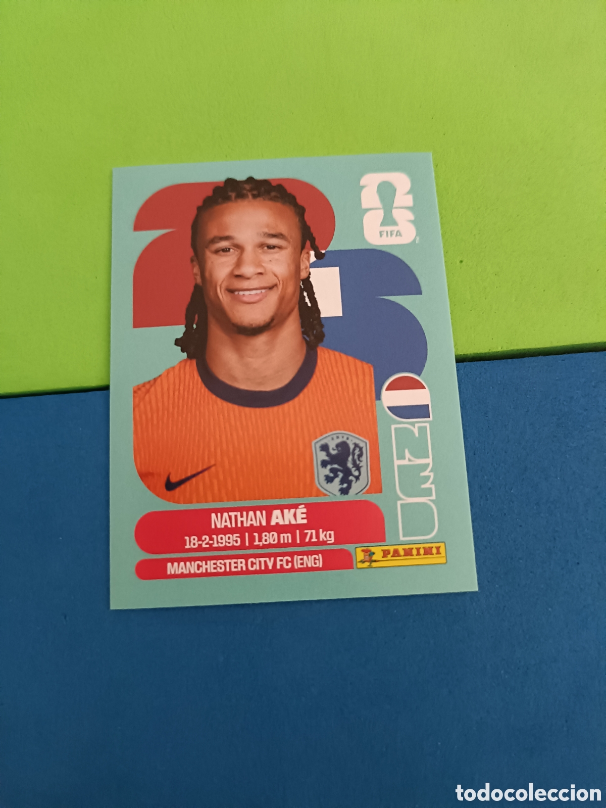 Cromos de f&uacute;tbol: Panini Mundial Fifa World cup 2026 26 sticker - NED 7 Ake