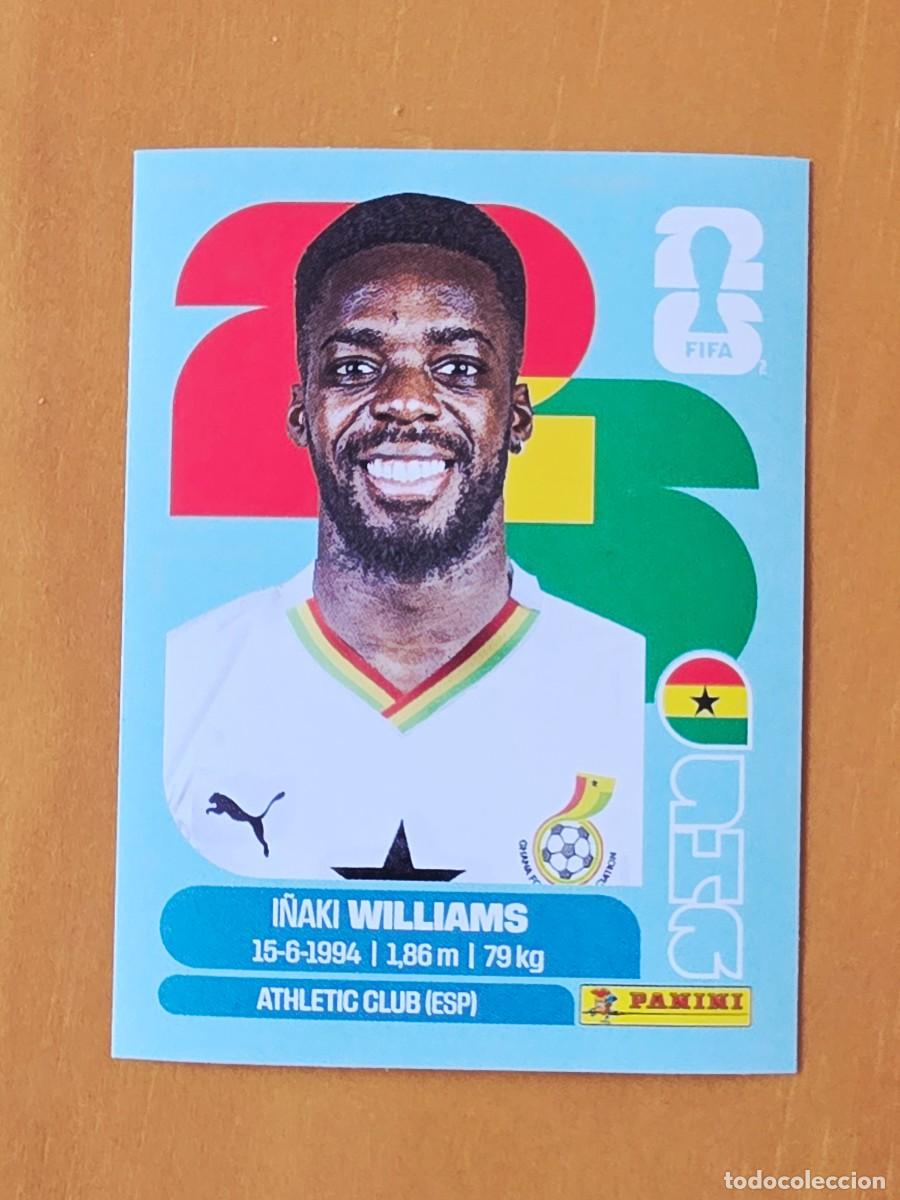 Cromos de f&uacute;tbol: GHA 15 I&ntilde;aki Williams, Ghana, Panini FIFA World Cup Mundial 2026 Sticker