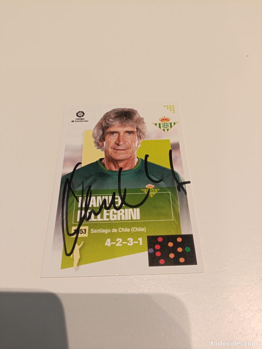 Cromos de f&uacute;tbol: Auto original de Pellegrini Betis