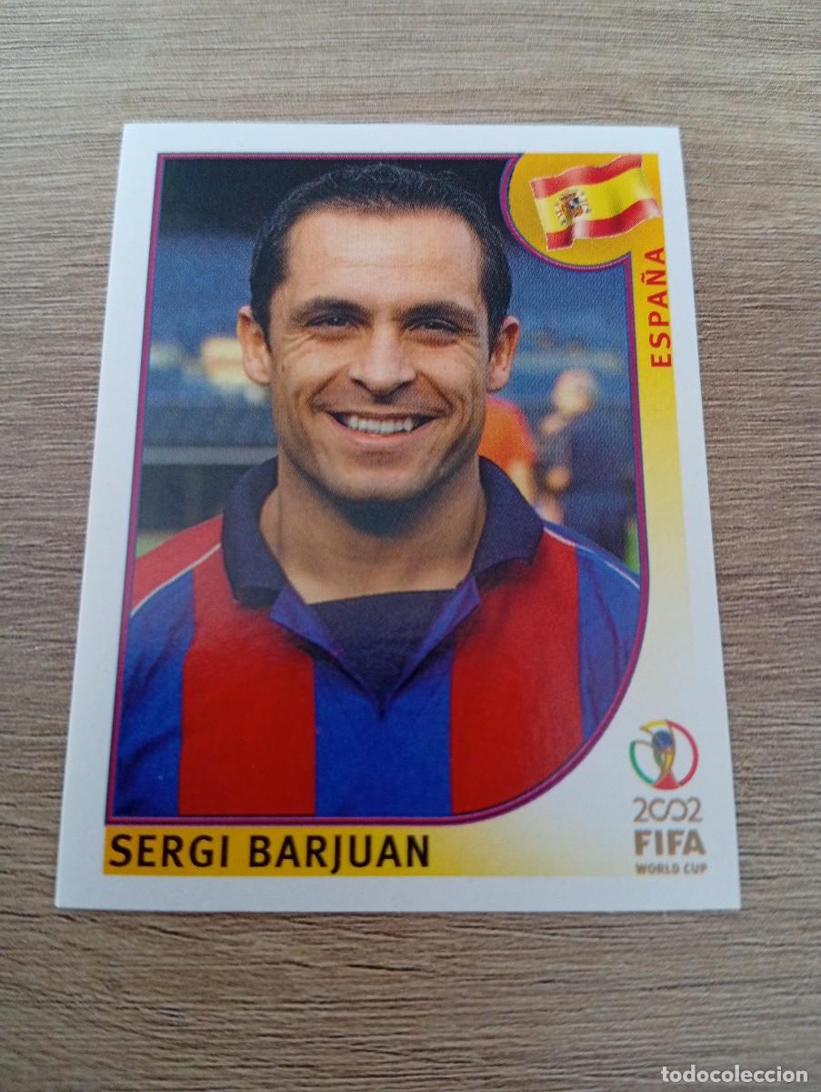 Figurine di Calcio: SERGI BARJUAN 103 ESPA&Ntilde;A MUNDIAL KOREA JAPON 2002 02 PANINI NUNCA PEGADO