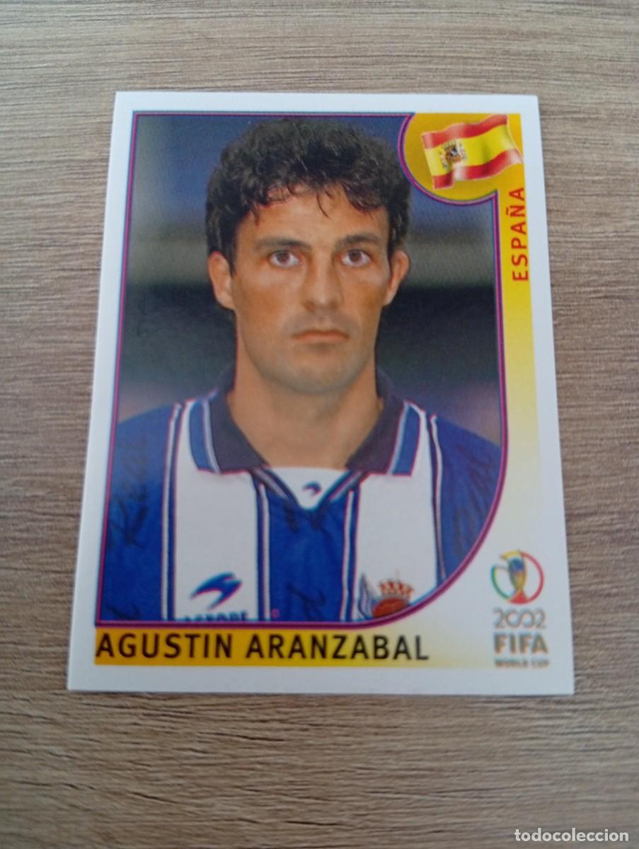Figurine di Calcio: AGUSTIN ARANZABAL 104 ESPA&Ntilde;A MUNDIAL KOREA JAPON 2002 02 PANINI NUNCA PEGADO