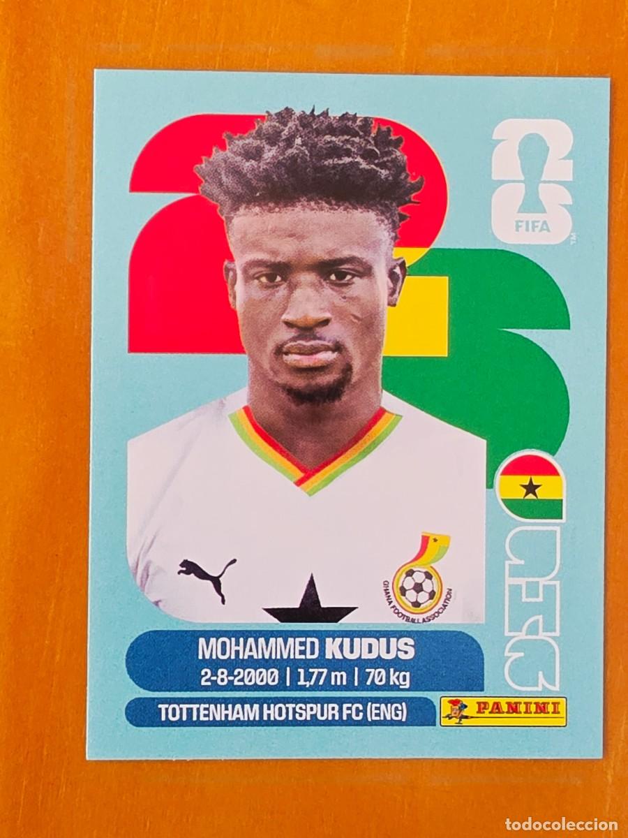 Cromos de f&uacute;tbol: GHA 14 Mohamed Kudus, Ghana, Panini FIFA World Cup Mundial 2026 Sticker