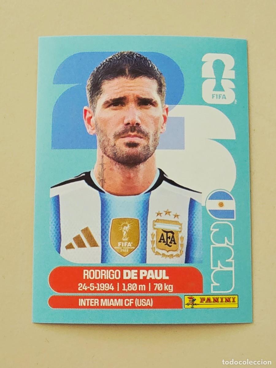 Cromos de f&uacute;tbol: ARG 10 Rodrigo de Paul, Argentina, Panini FIFA World Cup Mundial 2026 Sticker