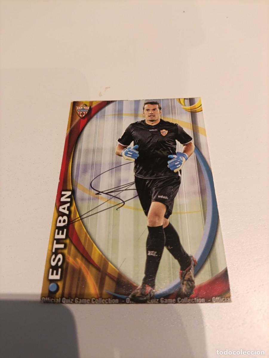 Cromos de f&uacute;tbol: Auto original de Esteban Almer&iacute;a