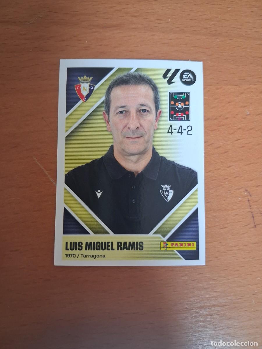Cromos de f&uacute;tbol: Ediciones Este 2026 2027 26 27 CA Osasuna 2 Entrenador Luis Miguel Ramis