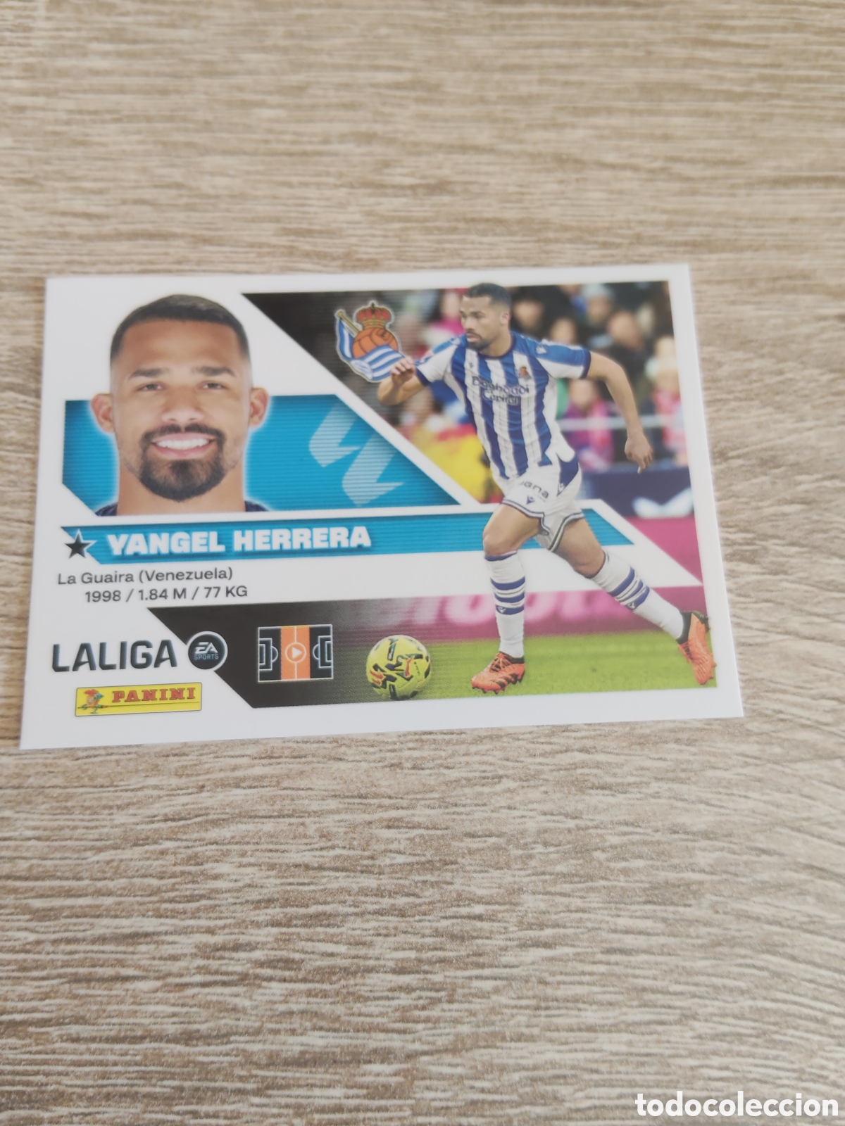 Cartes &agrave; collectionner de Football: Yangel Herrera Real Sociedad liga 2026 2027 26 27 ediciones este
