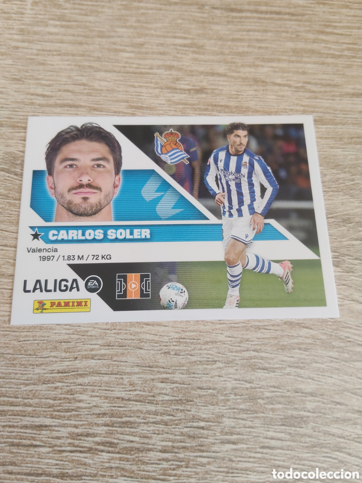 Cartes &agrave; collectionner de Football: Carlos Soler Real Sociedad liga 2026 2027 26 27 ediciones este