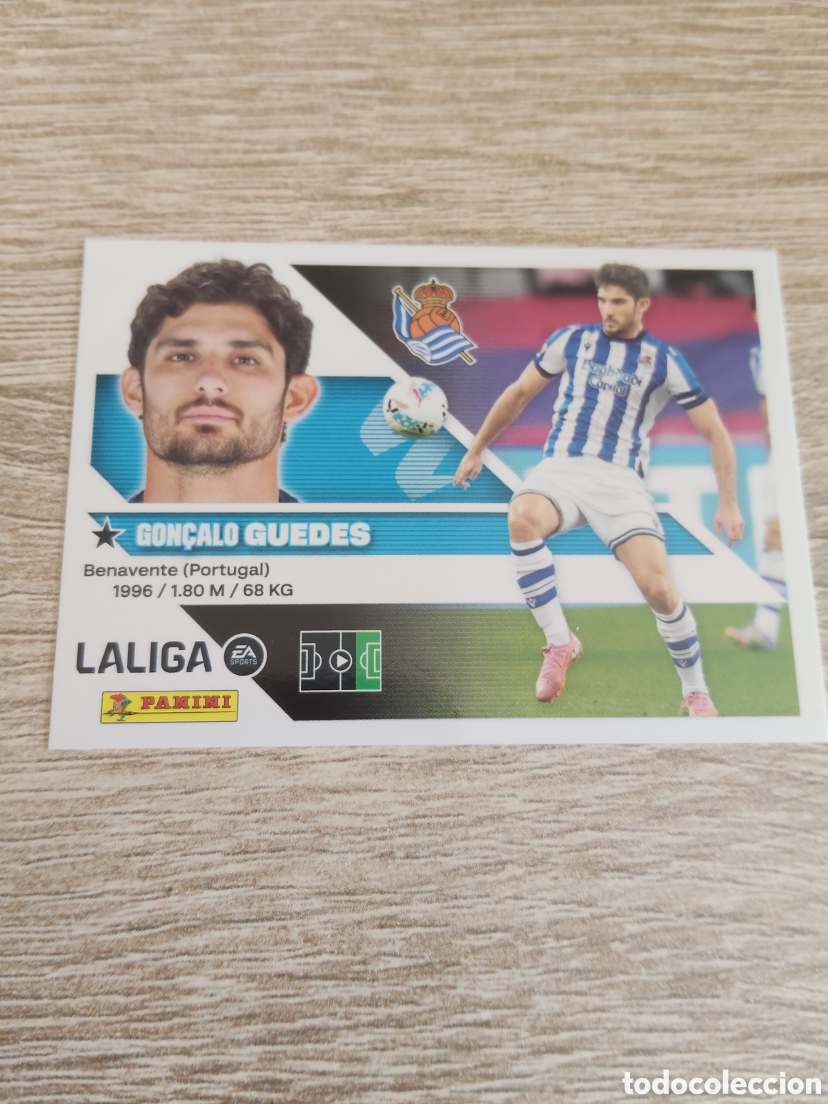 Cromos de f&uacute;tbol: Guedes Real Sociedad liga 2026 2027 26 27 ediciones este