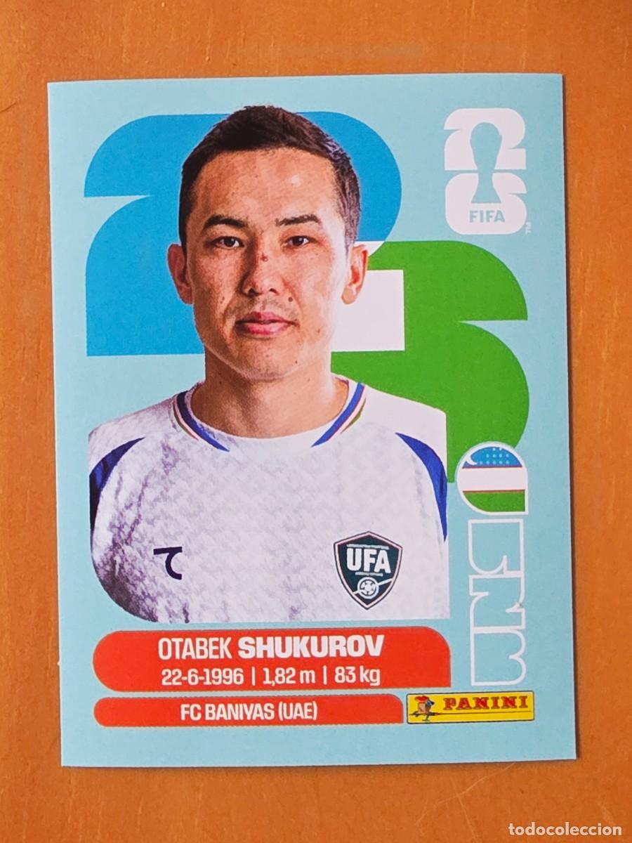 Cromos de f&uacute;tbol: UZB 11 Otabek Shukurov, Uzbekist&aacute;n, Panini FIFA World Cup Mundial 2026 Sticker