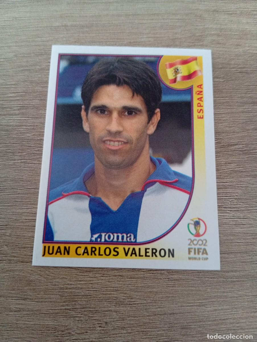 Cromos de f&uacute;tbol: JUAN CARLON VALERON 109 ESPA&Ntilde;A MUNDIAL KOREA JAPON 2002 02 PANINI NUNCA PEGADO