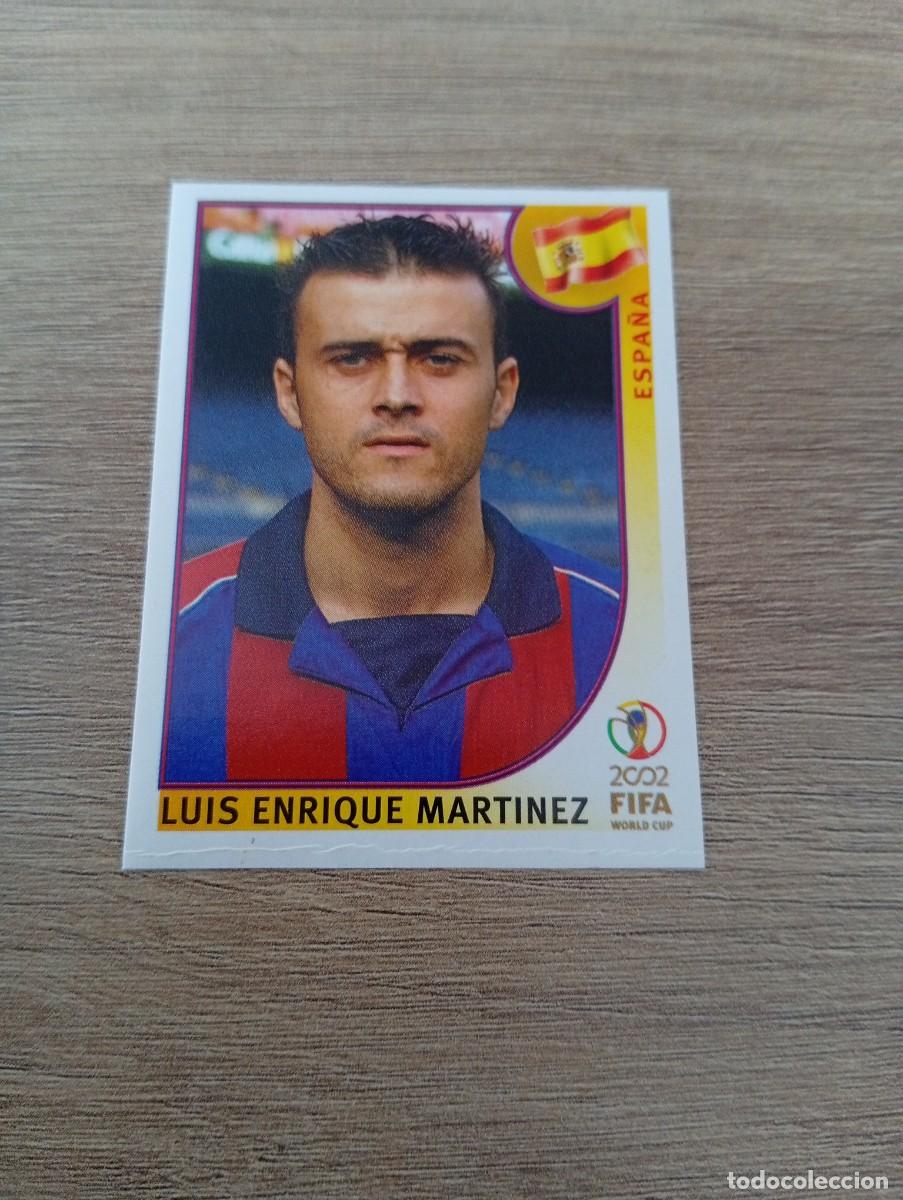 Figurine di Calcio: LUIS ENRIQUE MARTINEZ 110 ESPA&Ntilde;A MUNDIAL KOREA JAPON 2002 02 PANINI NUNCA PEGADO