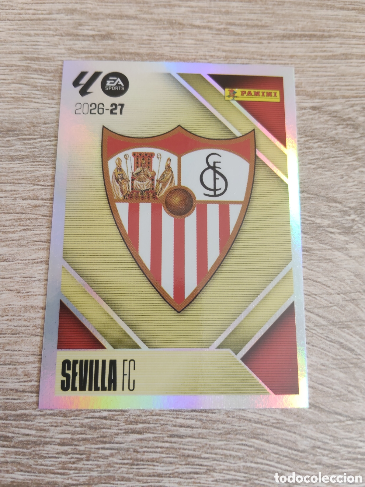 Figurine di Calcio: Escudo Sevilla liga 2026 2027 26 27 ediciones este
