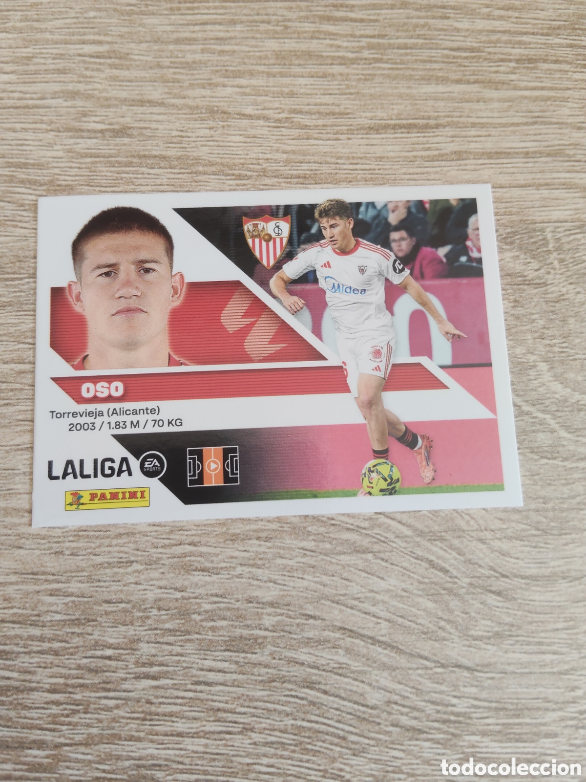 Cromos de f&uacute;tbol: Oso Sevilla liga 2026 2027 26 27 ediciones este