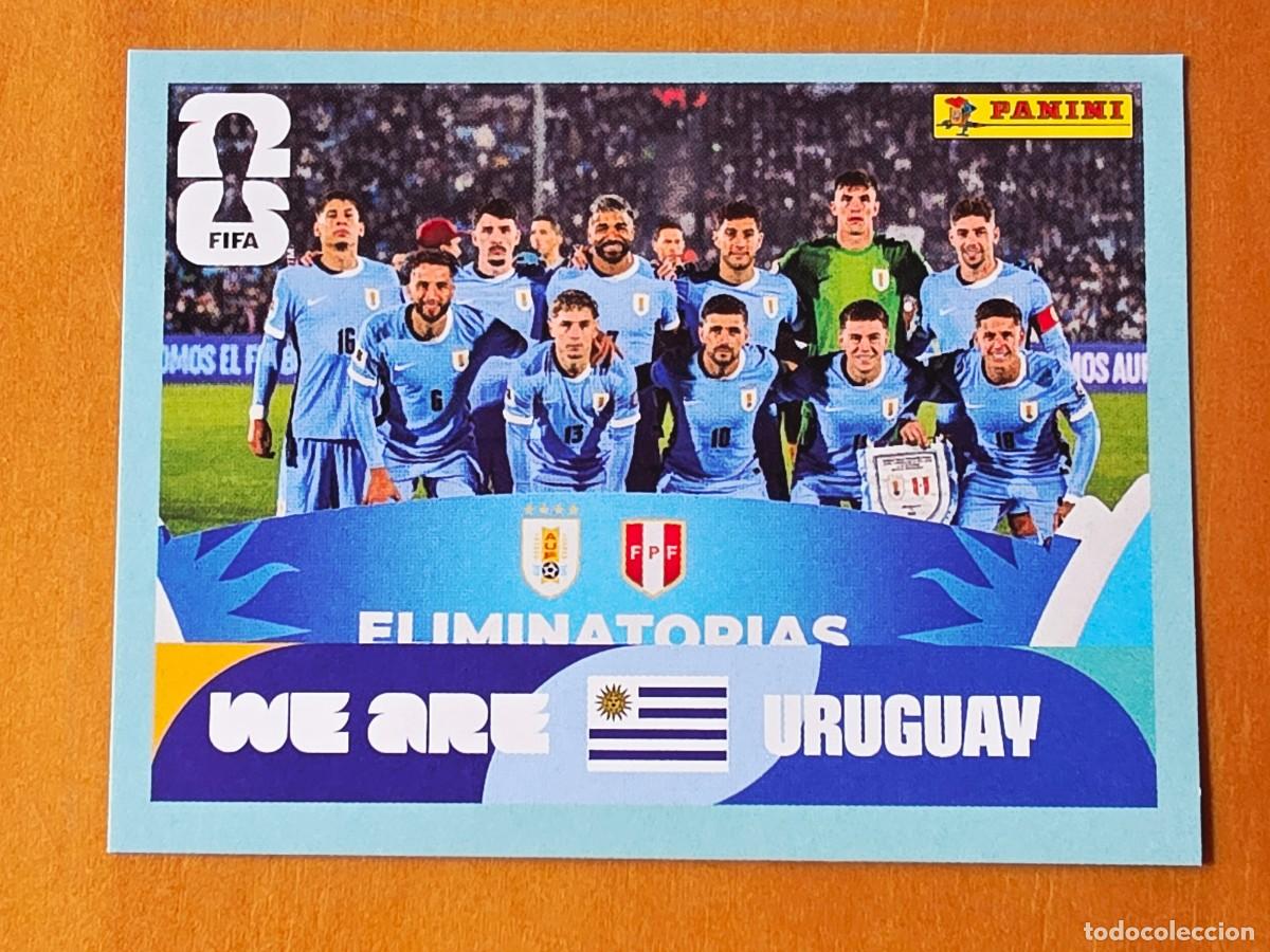Fu&szlig;ball-Sticker: URU 13 Alineaci&oacute;n equipo plantilla, Uruguay, Panini FIFA World Cup Mundial 2026 Sticker