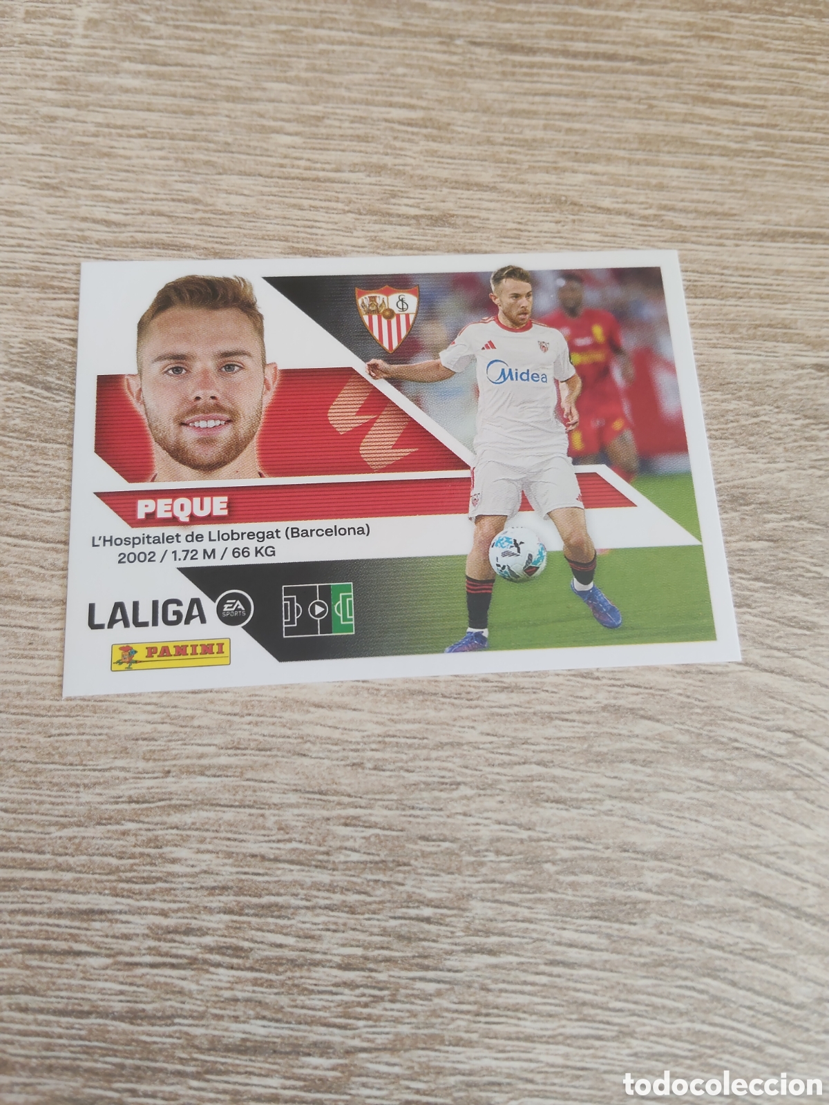 Fu&szlig;ball-Sticker: Peque Sevilla liga 2026 2027 26 27 ediciones este
