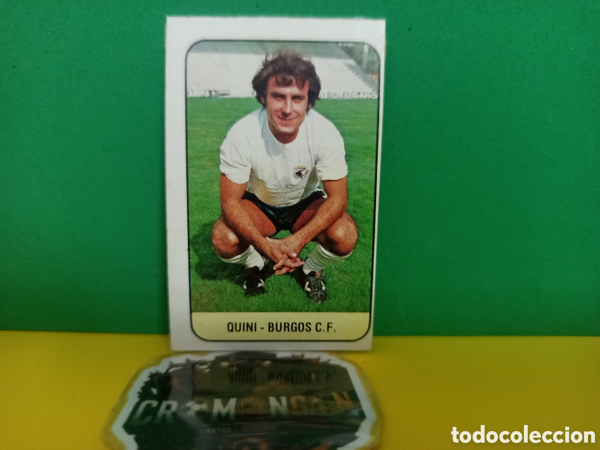 Fu&szlig;ball-Sticker: ❇️ CROMO ⚽ QUINI BURGOS LIGA 78 79 1978 1979 EDICIONES ESTE DESPEGADO POR ARRIBA ❇️