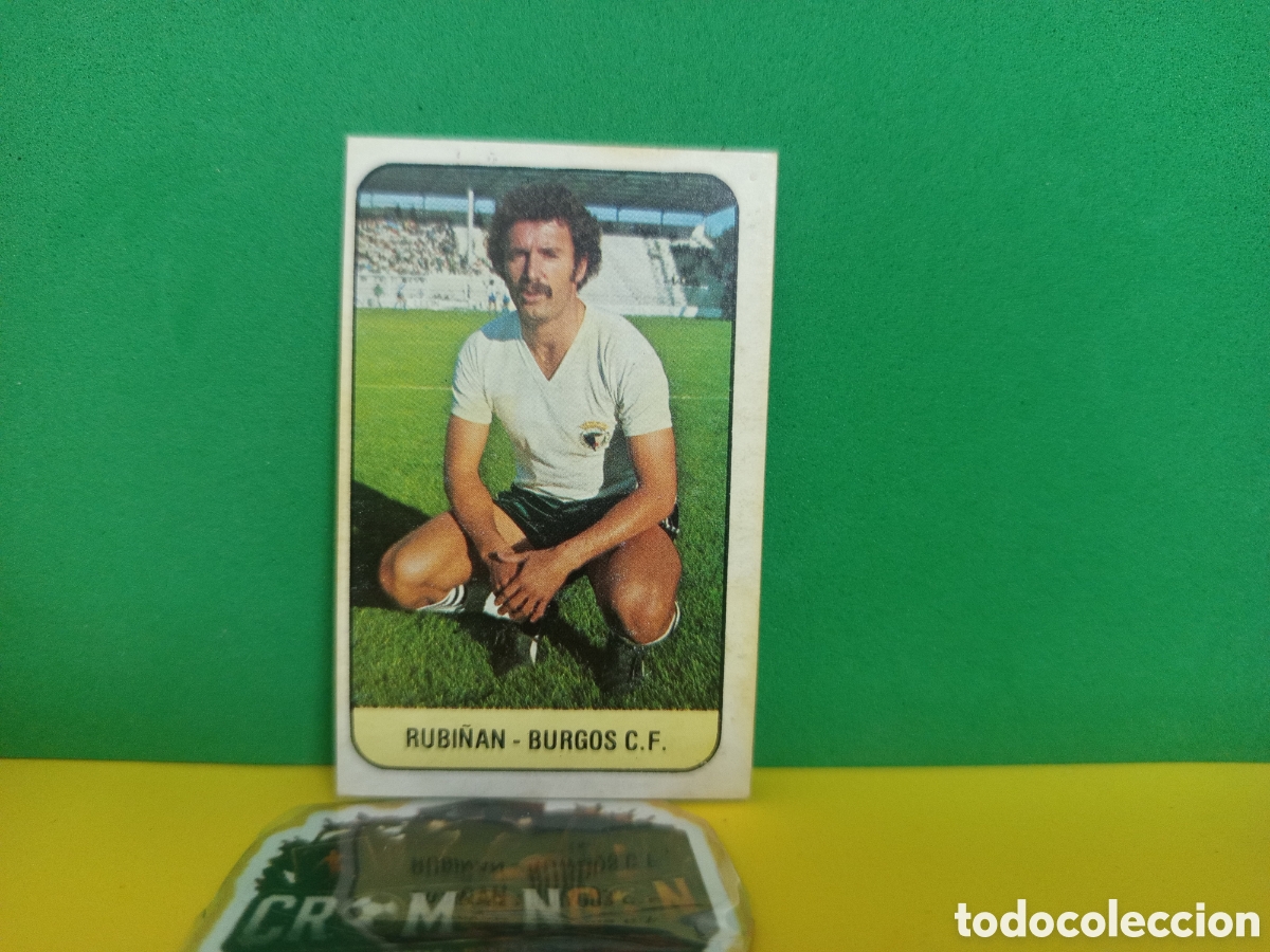 Fu&szlig;ball-Sticker: ❇️ CROMO ⚽ RUBI&Ntilde;AN BURGOS LIGA 78 79 1978 1979 EDICIONES ESTE DESPEGADO POR ARRIBA ❇️