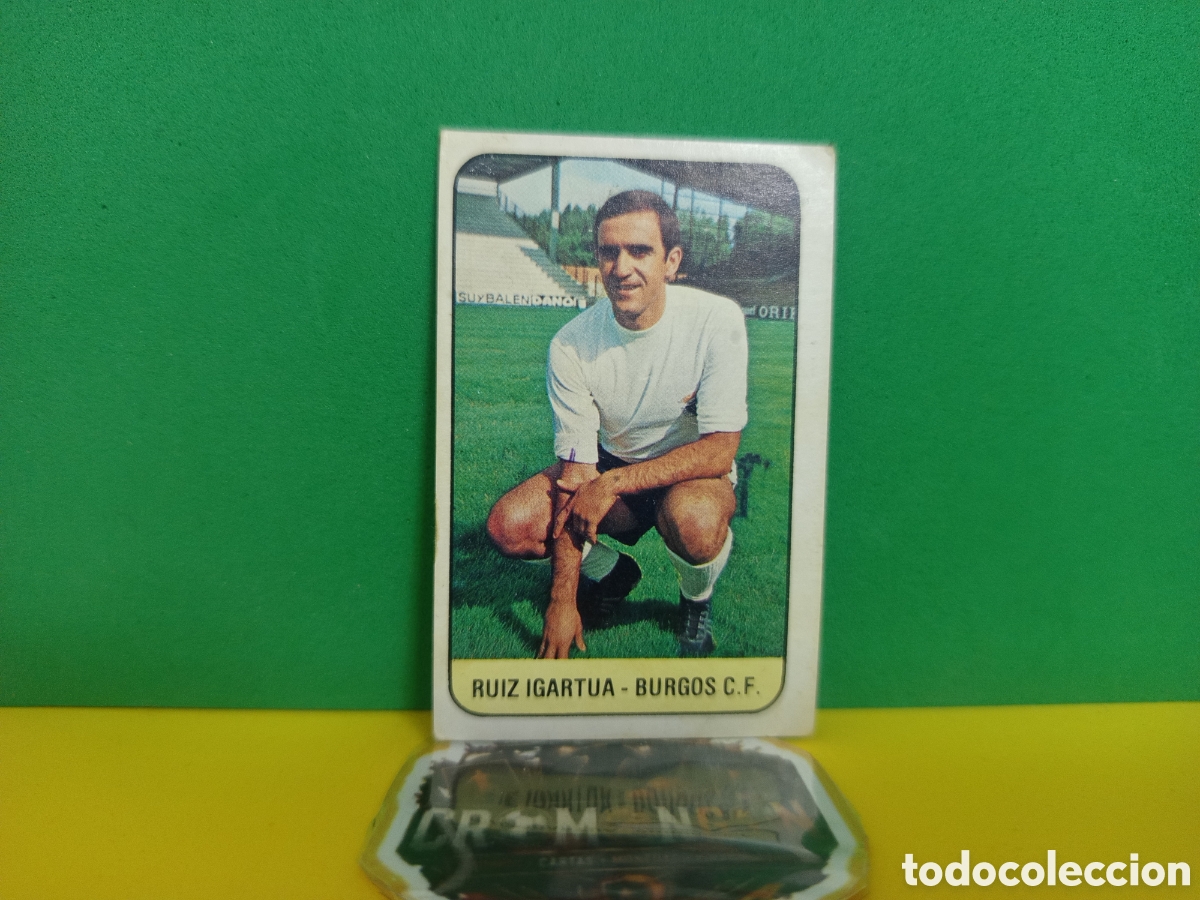 Figurine di Calcio: ❇️ CROMO ⚽ RUIZ IGARTUA BURGOS LIGA 78 79 1978 1979 EDICIONES ESTE DESPEGADO POR ARRIBA ❇️