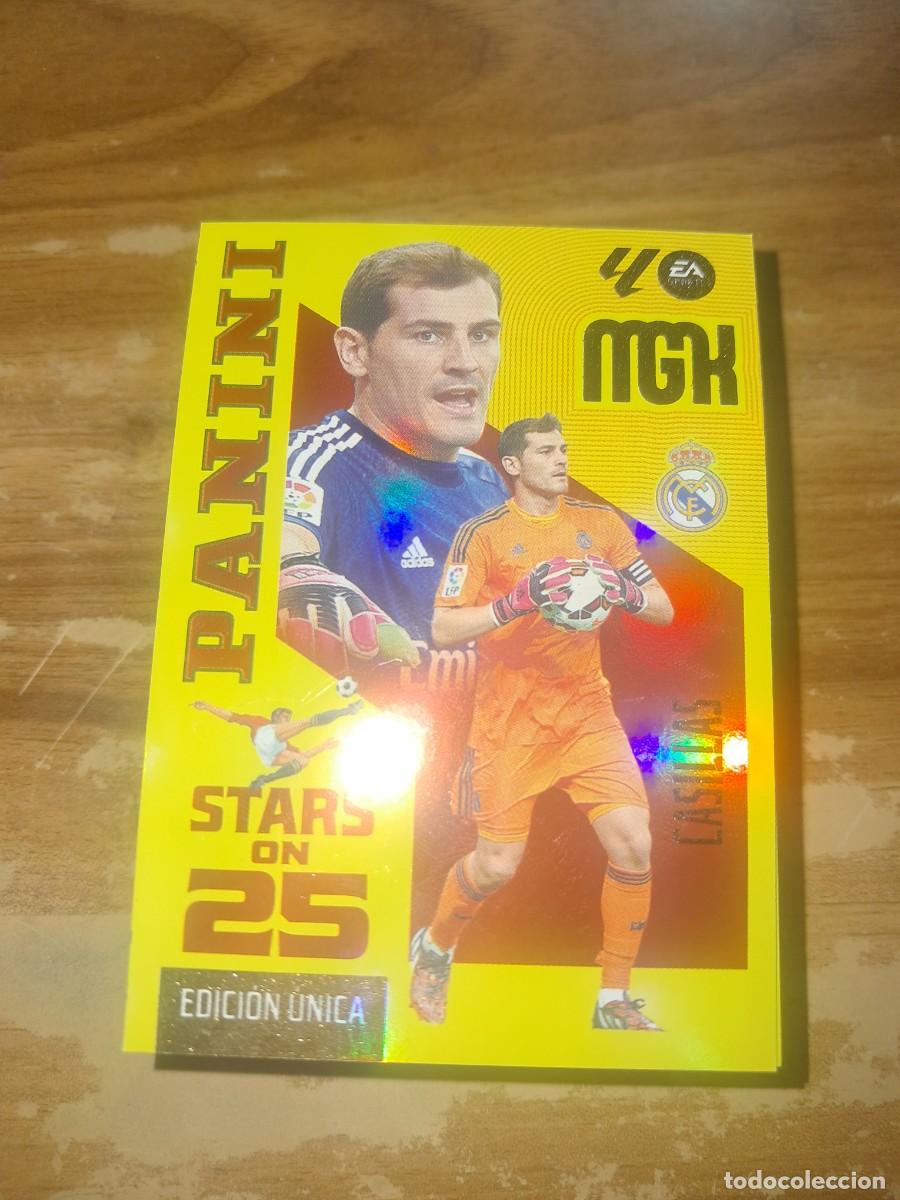 Figurine di Calcio: CARD MEGACRACKS TEMPORADA 26/27: PANINI STARS ON 25 EDICI&Oacute;N &Uacute;NICA CASILLAS, N&deg; 428