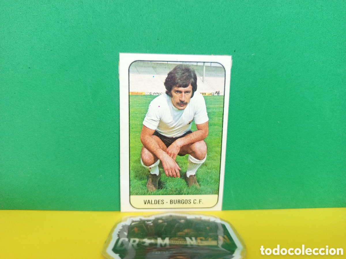 Figurine di Calcio: ❇️ CROMO ⚽ VALDES BURGOS LIGA 78 79 1978 1979 EDICIONES ESTE DESPEGADO POR ARRIBA ❇️