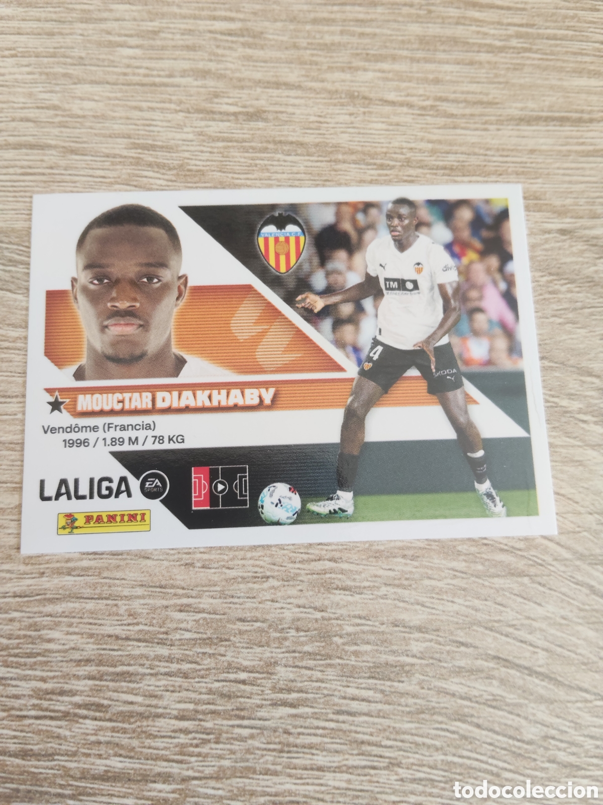 Cromos de f&uacute;tbol: Diakhaby Valencia liga 2026 2027 26 27 ediciones este