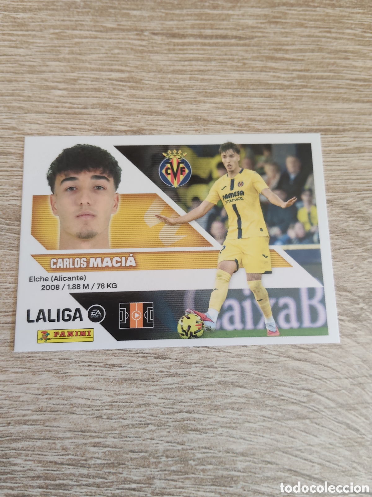 Cromos de f&uacute;tbol: Macia Villarreal liga 2026 2027 26 27 ediciones este