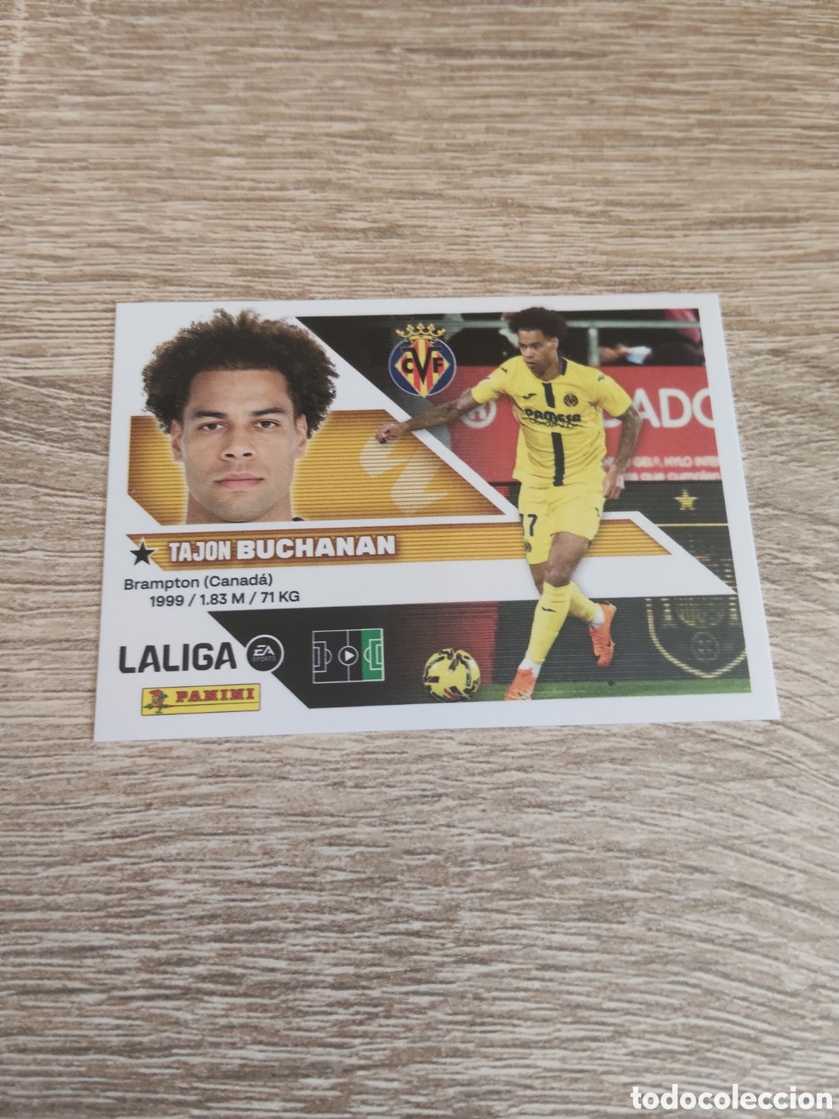 Cromos de f&uacute;tbol: Buchanan Villarreal liga 2026 2027 26 27 ediciones este