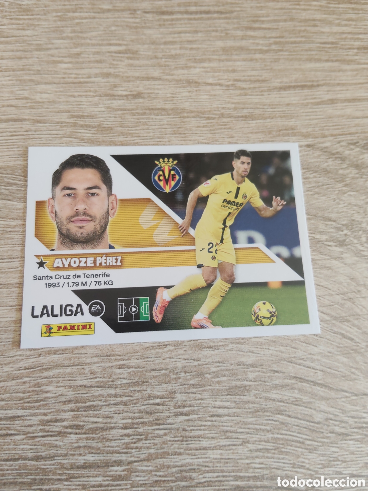 Cromos de f&uacute;tbol: Ayoze Villarreal liga 2026 2027 26 27 ediciones este