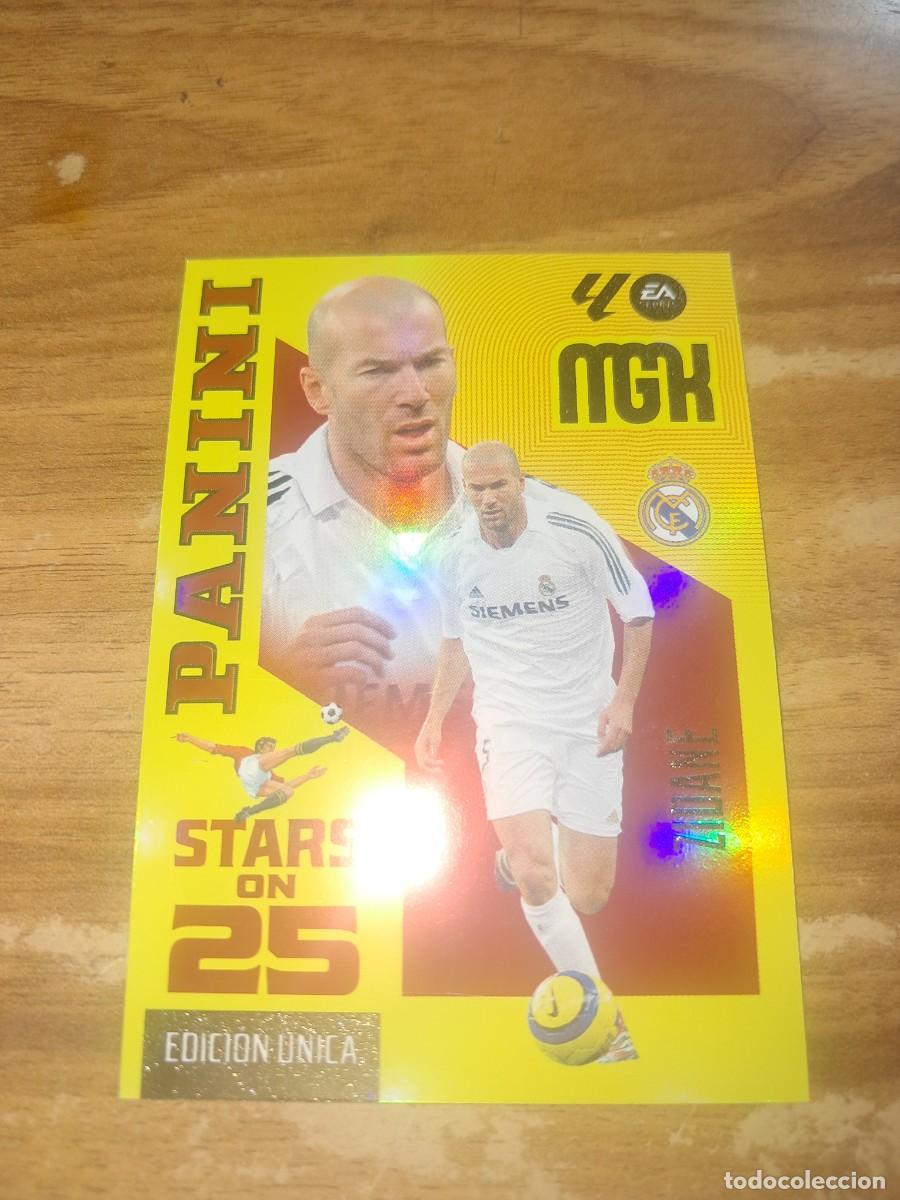 Cromos de f&uacute;tbol: CARD MEGACRACKS TEMPORADA 26/27: PANINI STARS ON 25 EDICI&Oacute;N &Uacute;NICA ZIDANE, N&deg; 430