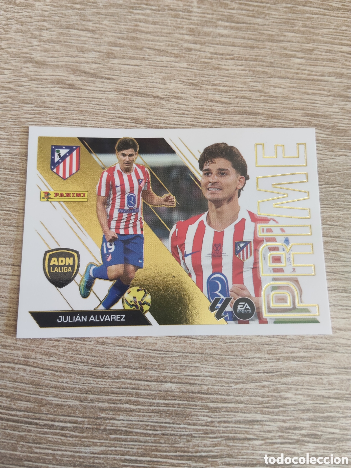 Cromos de f&uacute;tbol: Juli&aacute;n &Aacute;lvarez Prime Atl&eacute;tico de Madrid liga 2026 2027 26 27 ediciones este