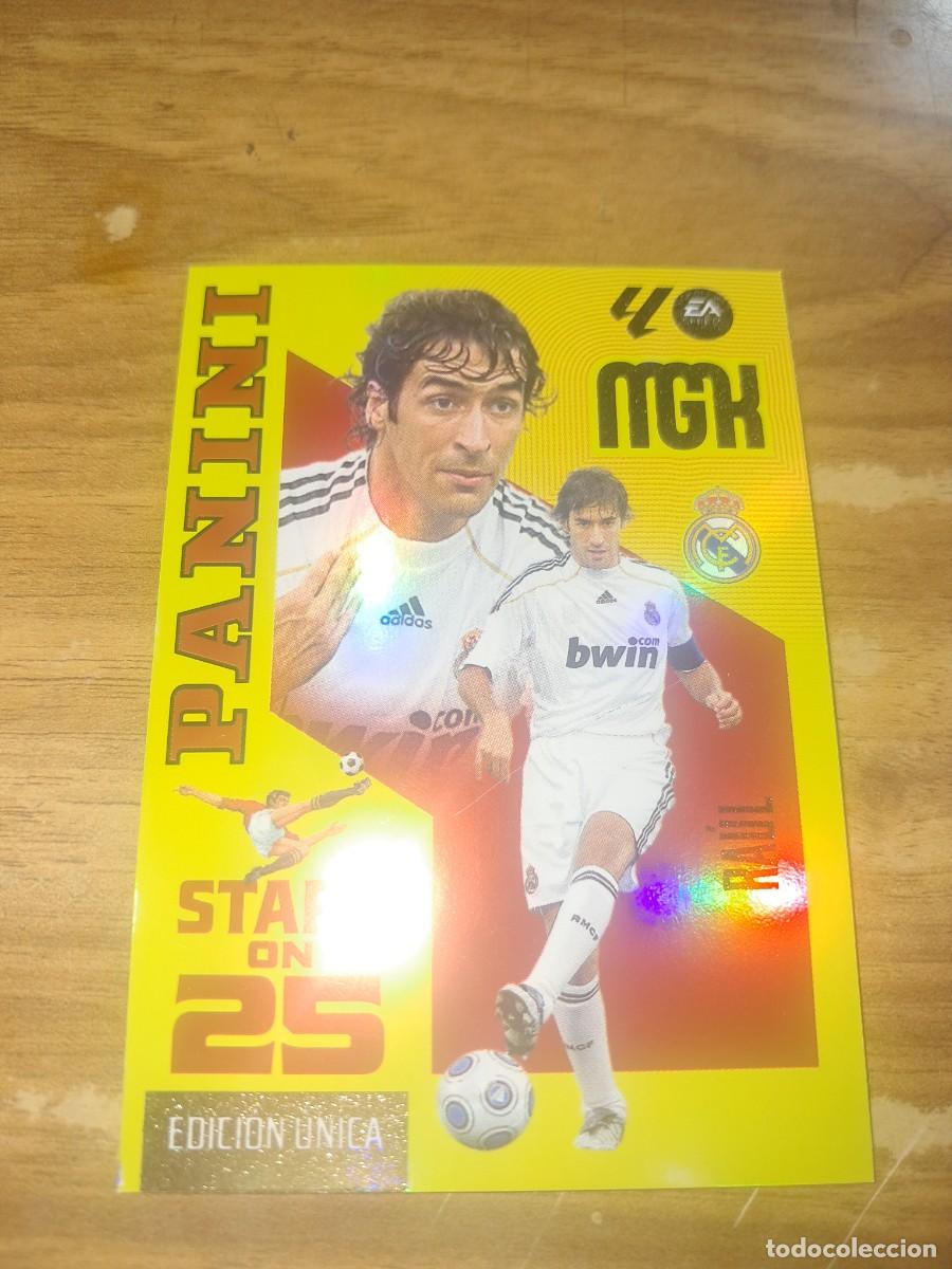 Figurine di Calcio: CARD MEGACRACKS TEMPORADA 26/27: PANINI STARS ON 25 EDICI&Oacute;N &Uacute;NICA RAUL, N&deg; 426