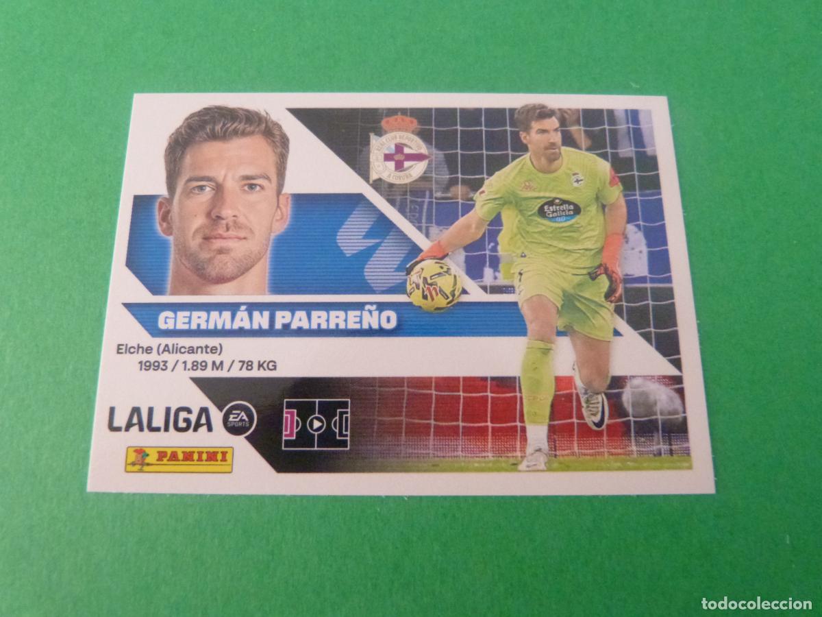 Cromos de f&uacute;tbol: CROMO FUTBOL GERMAN PARRE&Ntilde;O DEPORTIVO LA CORU&Ntilde;A SIN PEGAR N&ordm; 4 LIGA ESTE 2026-2027/26-27 PANINI