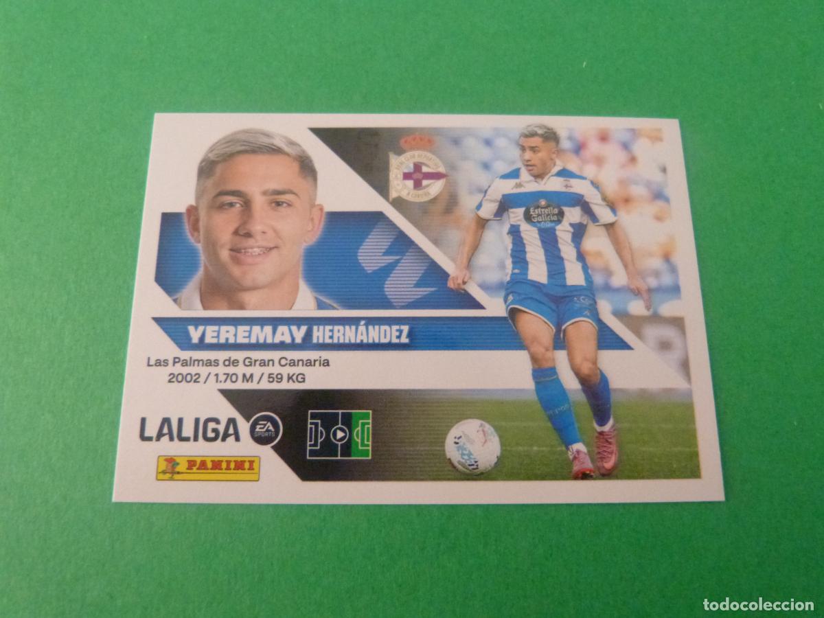 Cromos de f&uacute;tbol: CROMO FUTBOL YEREMAY DEPORTIVO LA CORU&Ntilde;A SIN PEGAR N&ordm; 18 LIGA ESTE 2026-2027/26-27 PANINI