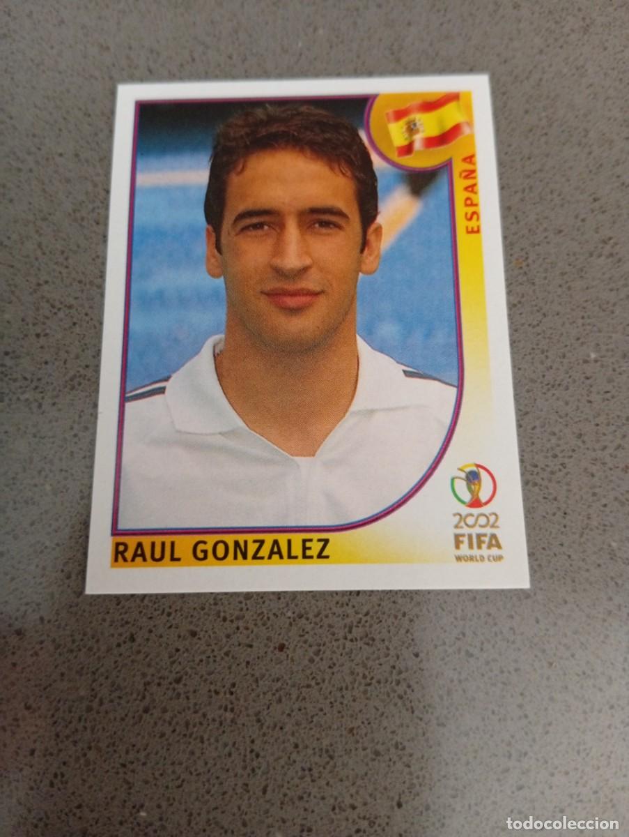 Figurine di Calcio: RAUL GONZALEZ 111 ESPA&Ntilde;A MUNDIAL KOREA JAPON 2002 02 PANINI NUNCA PEGADO