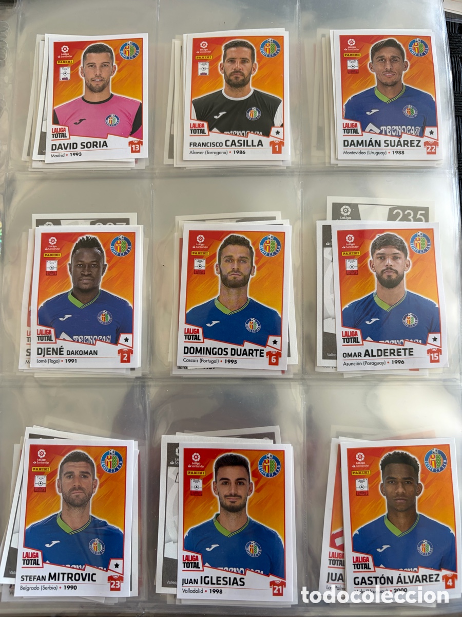 Figurine di Calcio: GETAFE LA LIGA TOTAL EQUIPO COMPLETO 2022 2023 22 23 PANINI
