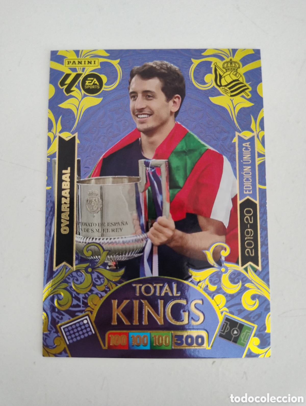 Figurine di Calcio: Oyarzabal - Real Sociedad - Adrenalyn XL Liga 2025 - 2026 Total Kings Edici&oacute;n &Uacute;nica