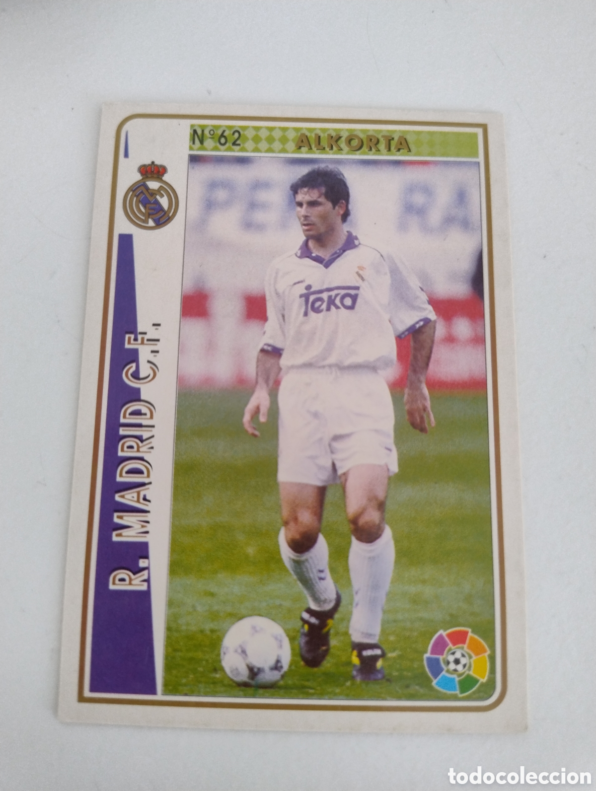 Figurine di Calcio: 62 - Alkorta - Real Madrid - Mundicromo Liga 94 - 95