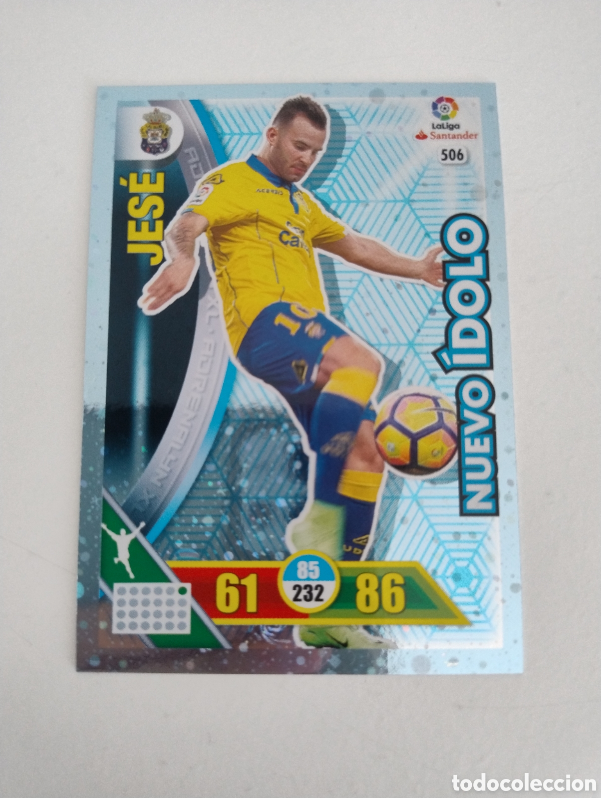 Cromos de f&uacute;tbol: 506 - Jese - Las Palmas - Adrenalyn XL Liga 2016 - 2017 Nuevo &Iacute;dolo
