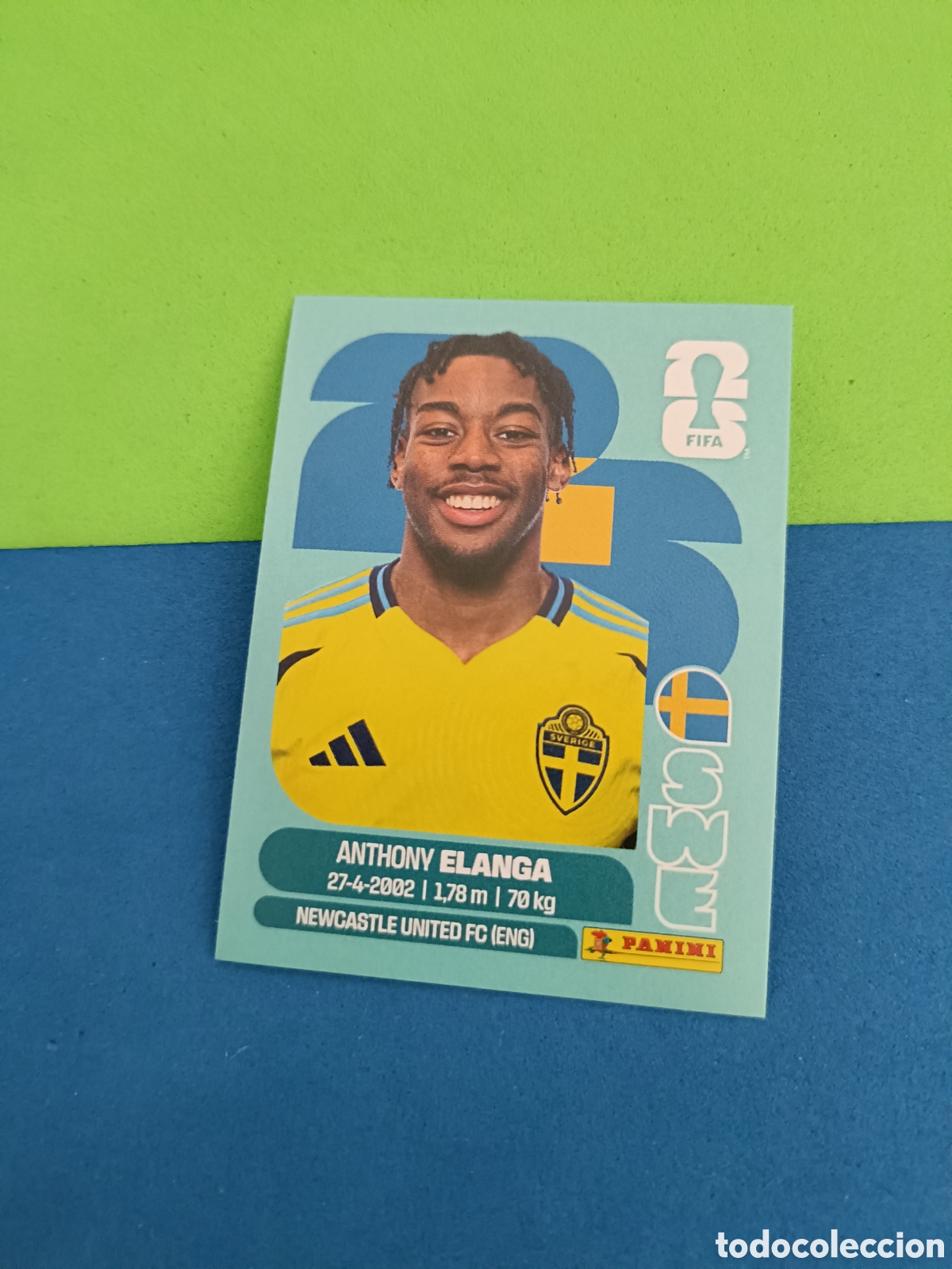 Cromos de f&uacute;tbol: Panini Mundial Fifa World cup 2026 26 sticker - SWE 18 Elanga