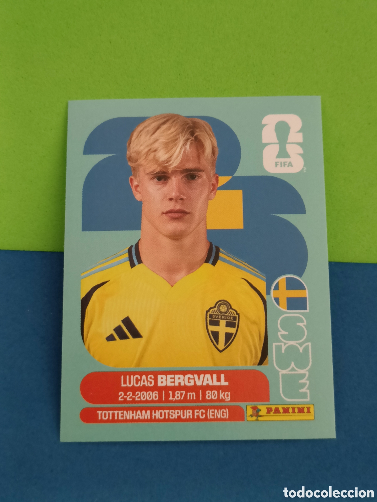 Cromos de f&uacute;tbol: Panini Mundial Fifa World cup 2026 26 sticker - SWE 8 Bergvall