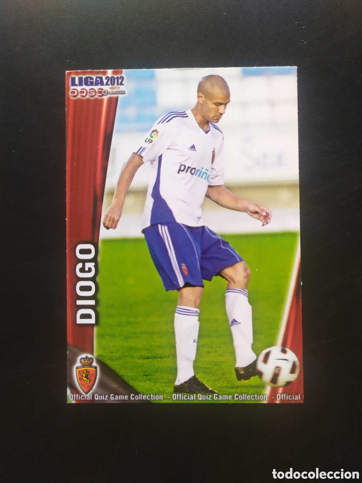 Cromos de f&uacute;tbol: Mundicromo fichas Liga 2011 2012 11 12 Diogo n&deg; 330 Real Zaragoza