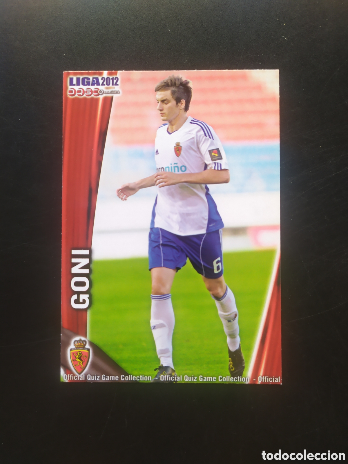 Figurine di Calcio: Mundicromo fichas Liga 2011 2012 11 12 Goni n&deg; 333 Real Zaragoza